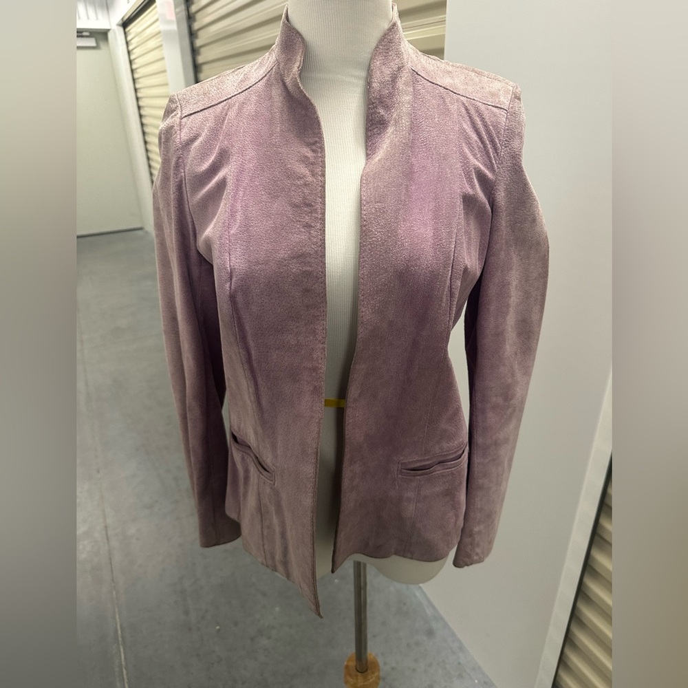 Vintage Sears Women's Lavender Suede Blazer